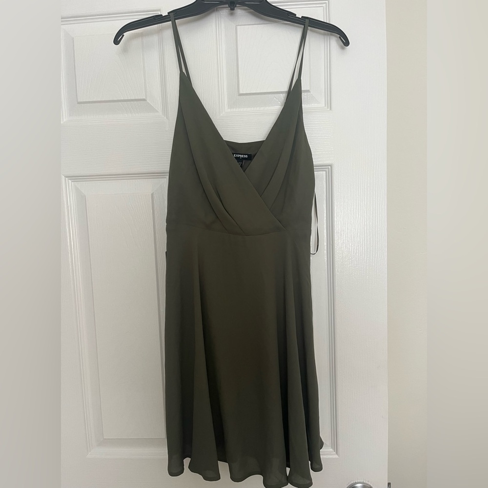 Express Olive Dress
